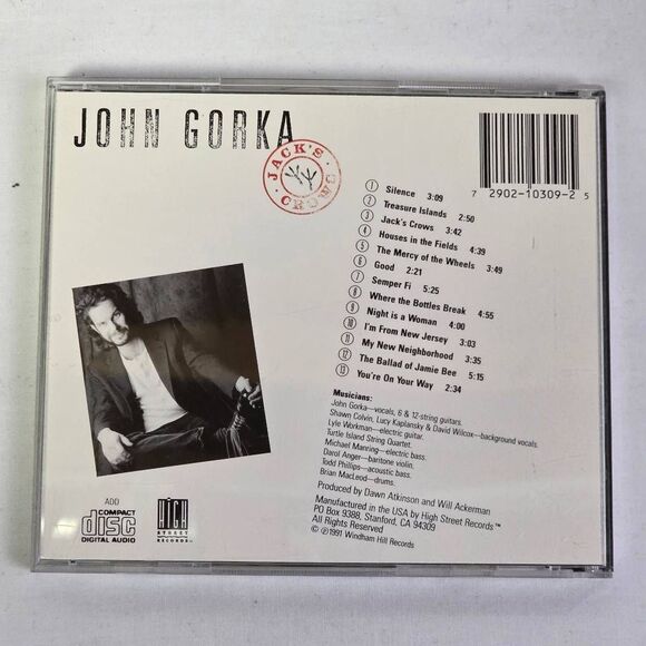 John Gorka Jack’s Crows CD Album Pre-owned - Picture 3 of 3
